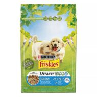Állateledel száraz PURINA Friskies Vitafit Junior kutyáknak csirkehússal, zöldségekkel és tejjel 3kg