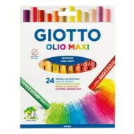 Olajpasztell kréta GIOTTO Olio Maxi 11mm akasztható 24db/ készlet