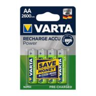 Akkumulátor ceruza VARTA Recharge Accu Power AA 4x2600 mAh