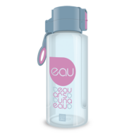 Kulacs ARS UNA műanyag BPA-mentes 650 ml színtelen lila