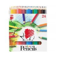 Színes ceruza ICO Süni hatszögletű 24 db/készlet