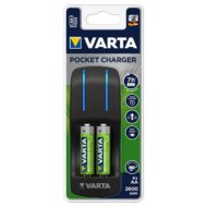 Akkumulátor töltő VARTA Pocket  + AA 2600 mAh x 4 (R2U)