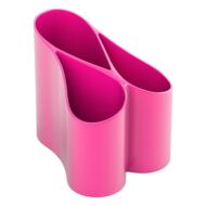 Írószertartó ICO Lux műanyag pink