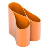 Írószertartó ICO Lux műanyag narancssárga