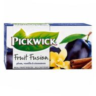 Gyümölcstea PICKWICK Fruit Fusion szilva-vanília-fahéj 20 filter/doboz