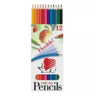 Színes ceruza ICO Süni hatszögletű hajlékony 12 db/készlet