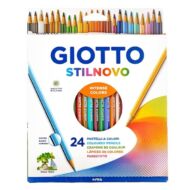 Színes ceruza GIOTTO Stilnovo hatszögletű 24 db/készlet