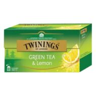 Zöld tea TWININGS citrommal 25 filter/doboz