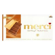 Csokoládé MERCI Mogyorókrémes 112g