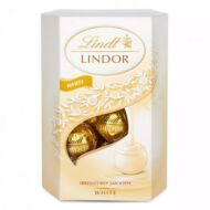 Csokoládé LINDT Lindor White fehércsokoládé golyók díszdobozban 200g