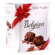 Csokoládé BELGIAN Trüffel tejcsokoládés reszelékkel 145g