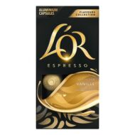 Kávékapszula L`OR Nespresso Vanille vanília ízű 10 kapszula/doboz