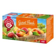 Gyümölcstea TEEKANNE World of Fruit Sweet Peach őszibarack 20 filter/doboz