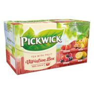 Gyümölcstea PICKWICK Fruit Fusion piros variációk eper-trópusi gyümölcs-erdei-citrom 20 filter/doboz