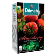 Fekete tea DILMAH Strawberry 20 filter/doboz