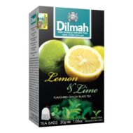Fekete tea DILMAH Lemon & Lime 20 filter/doboz