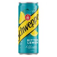Üdítőital szénsavas SCHWEPPES Bitter Lemon 0,33L