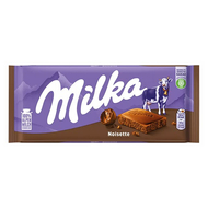Csokoládé MILKA Noisette Mogyorós masszával 100g
