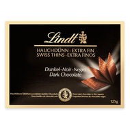 Csokoládé LINDT Thins Dark étcsokoládé lapocskák 125g