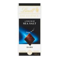 Csokoládé LINDT Excellence Sea Salt tengeri sós étcsokoládé 100g