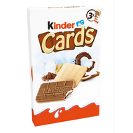 Csokoládé KINDER Cards 3 darabos 76,8g