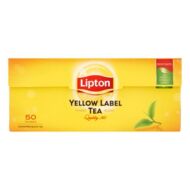 Fekete tea LIPTON Yellow Label 50 filter/doboz