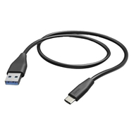 Adatkábel HAMA USB-C/USB-A 1,5m fekete