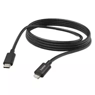 Adatkábel HAMA USB-C/Lightning 3m fekete