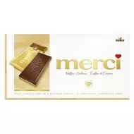 Csokoládé MERCI Kávés-Tejszínes 100g