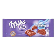 Csokoládé táblás MILKA Bubbly milk 90g