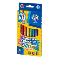 Filctoll ASTRA glitteres 6 darabos
