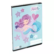 Füzet LIZZY CARD A/5 32 lapos kockás 27-32 Mermaid Sweet