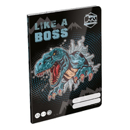Füzet LIZZY CARD A/5 32 lapos sima 20-32 DINO Cool Boss