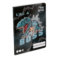 Füzet LIZZY CARD A/5 32 lapos vonalas 21-32 DINO Cool Boss