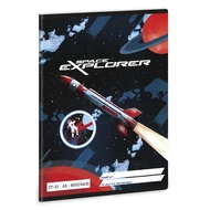 Füzet kockás ARS UNA A/5 32 lapos 27-32 Space Explorer