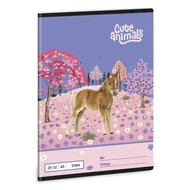 Füzet sima ARS UNA A/5 32 lapos 20-32 Cute Animals-Horse