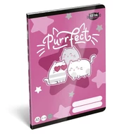 Füzet vonalas LIZZYSULI A/5 32 lapos 21-32 4-8.osztályos Kittok Stars Purrfect