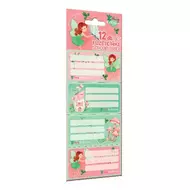 Füzetcímke LIZZY CARD 12 címke/csomag Fairy Ballerina Dance