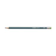 Grafitceruza STABILO Pencil 160 HB hatszögletű radíros olajzöld