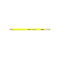 Grafitceruza STABILO Swano 4907 HB hatszögletű radíros neon citromsárga