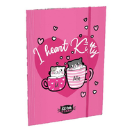 Gumis mappa LIZZY CARD A/5 Kittok Heart Kitty