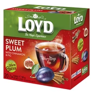 Gyümölcstea LOYD Piramis Hot szilva-füge-gyömbér-fahéj 20x2 g