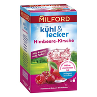 Gyümölcstea MILFORD Kühl & Lecker Málna-Cseresznye 20 filter/doboz