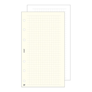Gyűrűs kalendárium betét SATURNUS L327 négyzethálós jegyzetlap sárga lapos