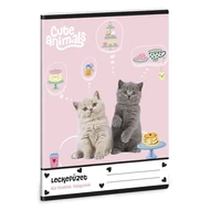Leckefüzet ARS UNA A/5 32 lapos Cute Animals-Tea Party