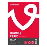 Rajzlap félfamentes VECTRALINE A/4 10 lapos