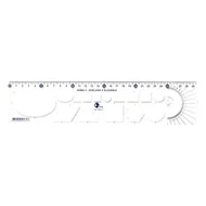 Sablon vonalzó OPTIMA átlátszó 30cm