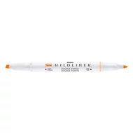 Szövegkiemelő kétvégű ZEBRA Mildliner fluorescent 1,4-4,0 mm narancssárga