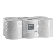 Toalettpapír KATRIN 2 rétegű 400 lap 100% cell hófehér 12 tekercses