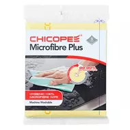 Törlőkendő CHICOPEE Mircofibre Plus mikroszálas mosható 34 x 40 cm sárga 5 db/csomag